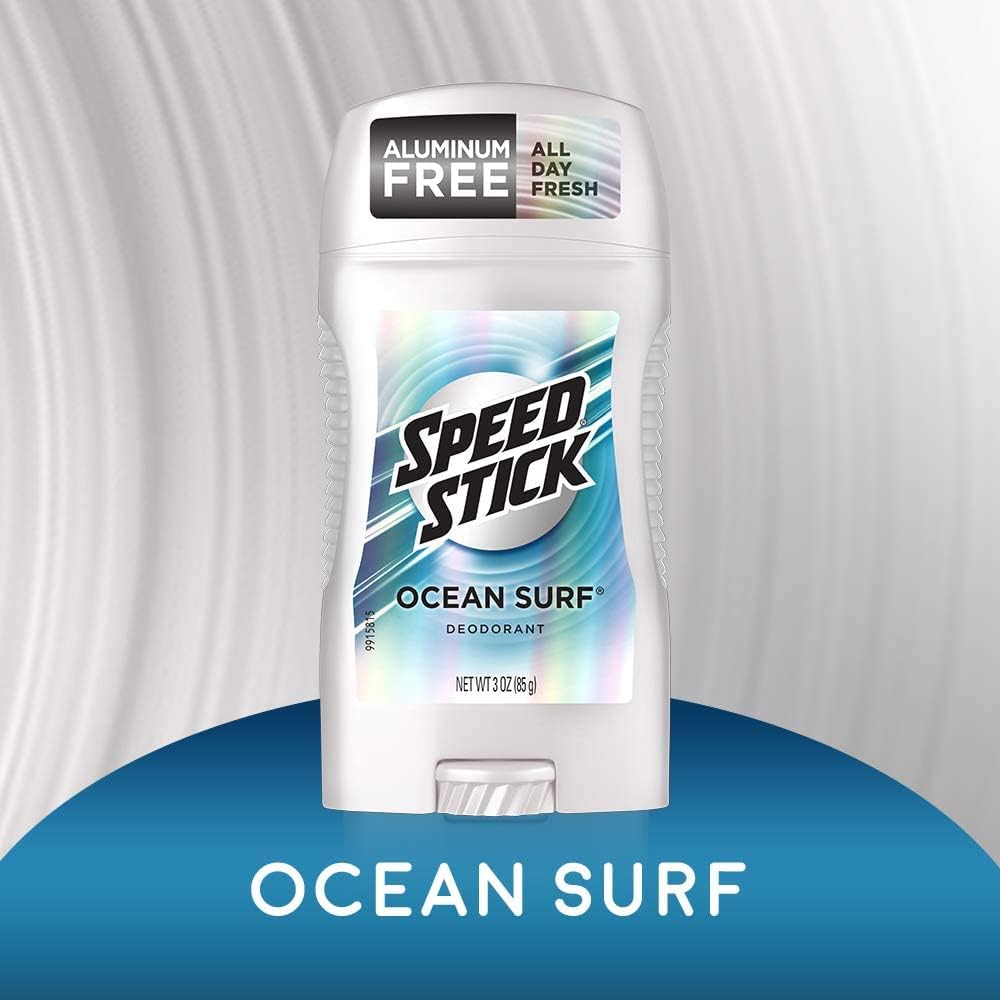 Speed Stick solid stick texture demonstrating clear, no-white-residue finish