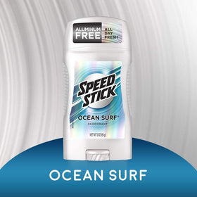 Speed Stick solid stick texture demonstrating clear, no-white-residue finish