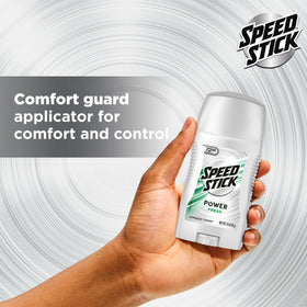 Speed Stick four-pack arrangement emphasizing value and backup benefit
