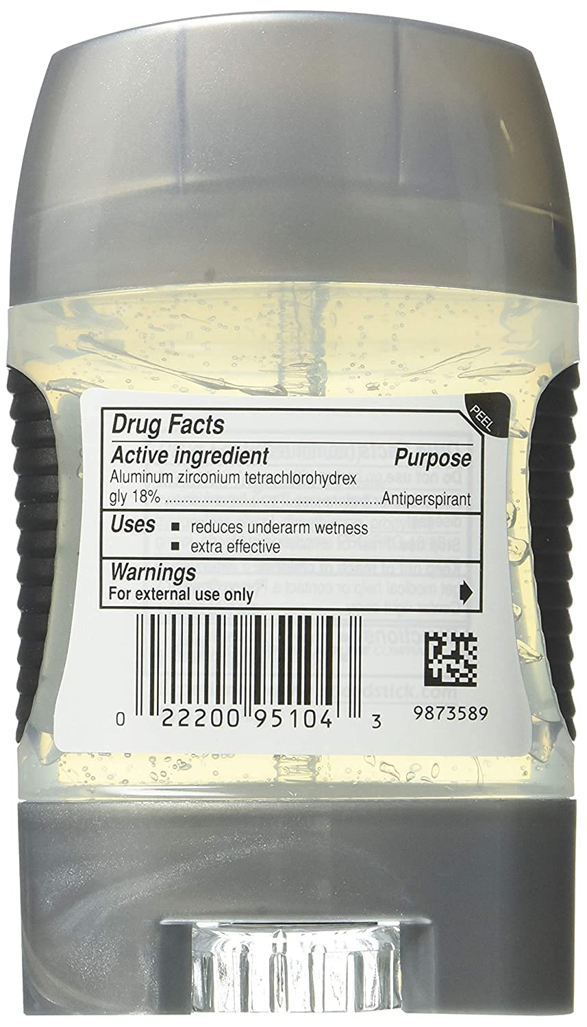 Speed Stick cap and dispenser detail for neat application benefit