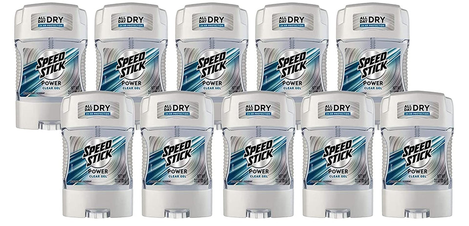 Speed Stick front packaging showing Power Gel, fast protection benefit