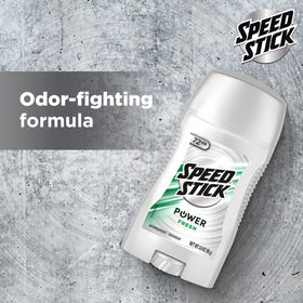 Speed Stick label and ingredients view showing clear usage information benefit