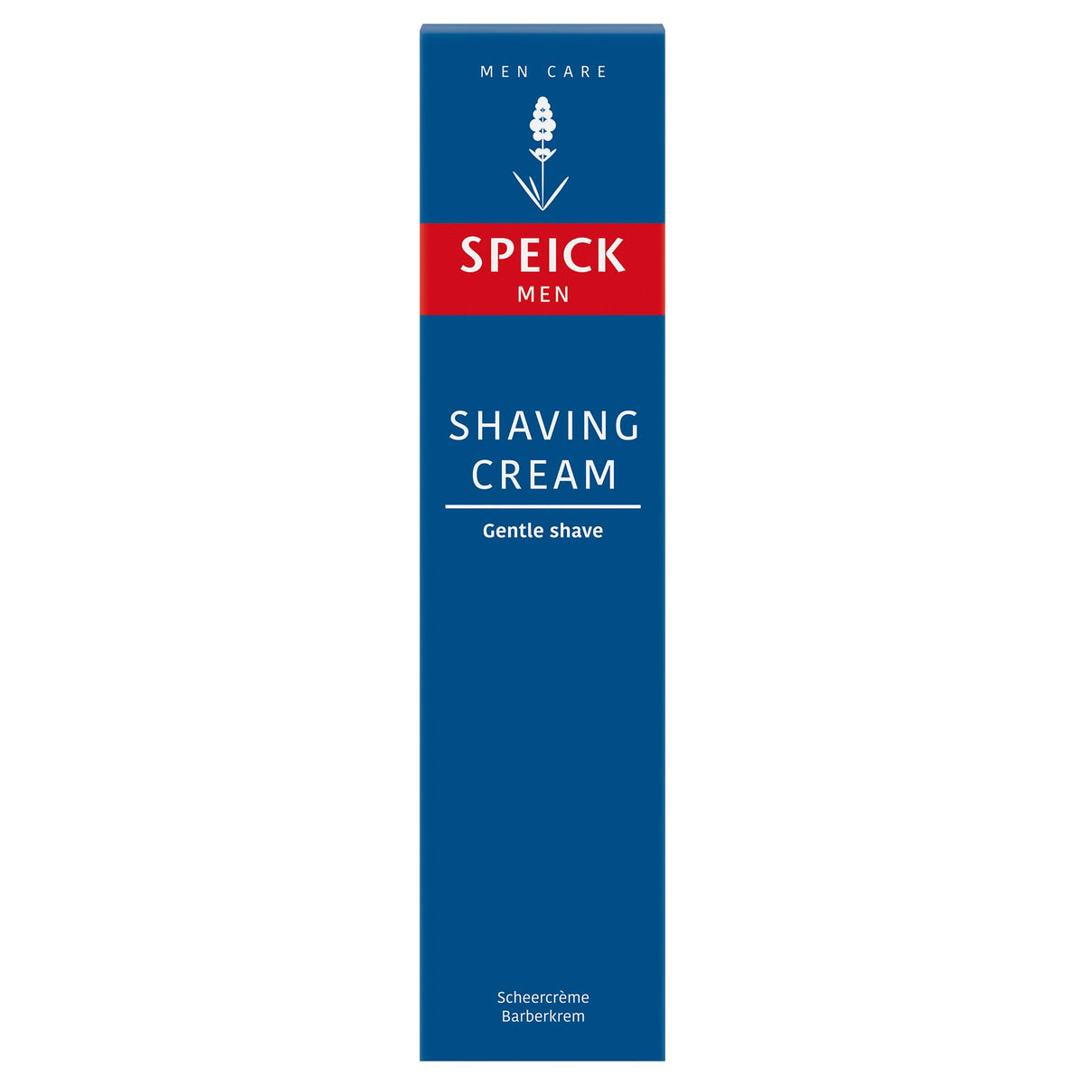 WALTER RAU Speick shave cream close-up texture showing creamy lather consistency