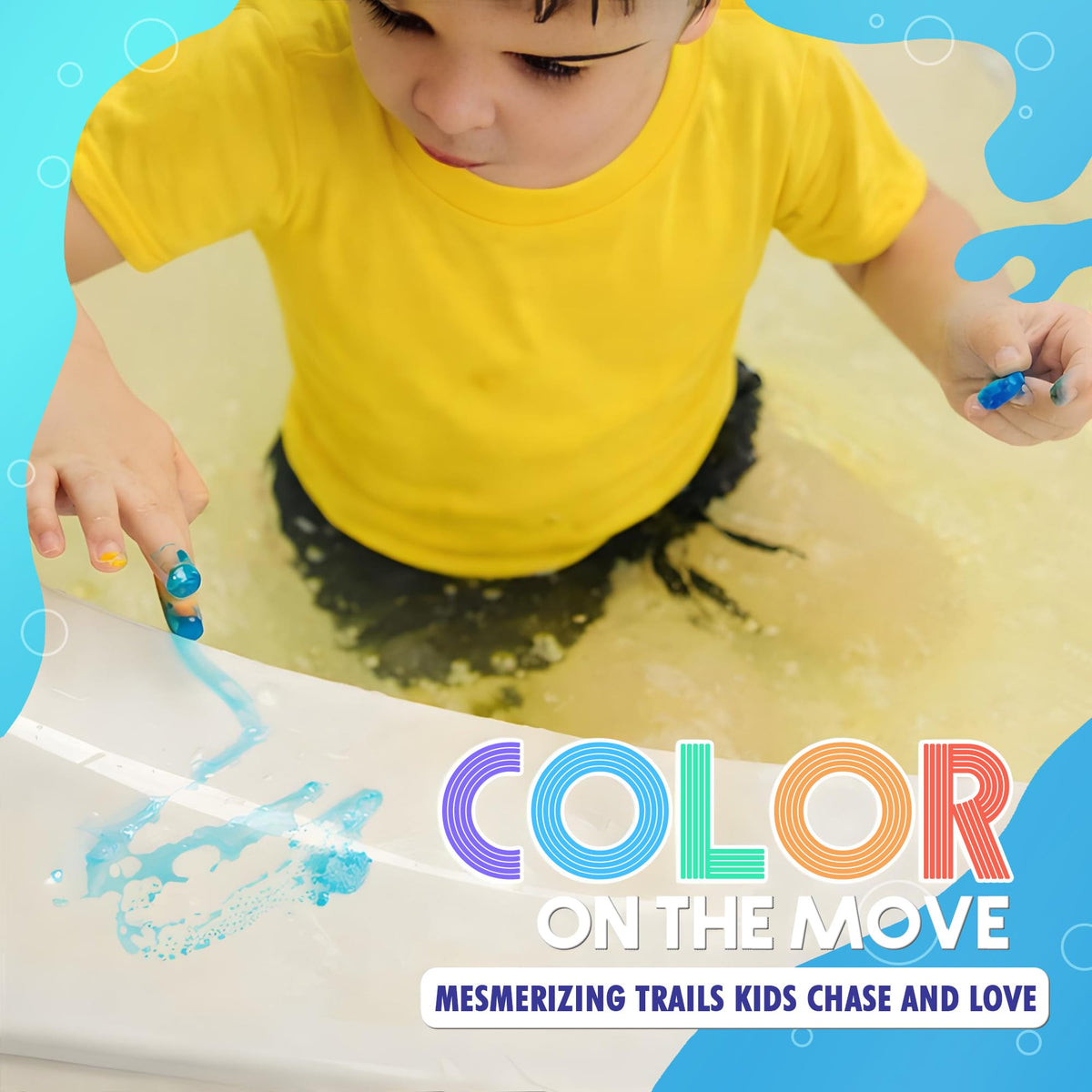SplashEZ tablet in child hand demonstrating easy grip and fine-motor benefit