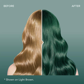 Splat before and after comparison showing color transformation benefit