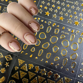 SPLOCUDU close-up of gold line and star patterns highlighting precision