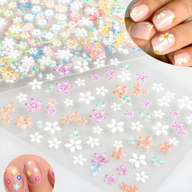 SPLOCUDU stickers applied on gel nails demonstrating quick DIY salon-style finish