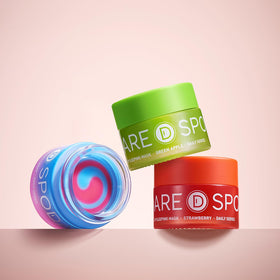 SPODARE lifestyle shot on bathroom counter showing daily use