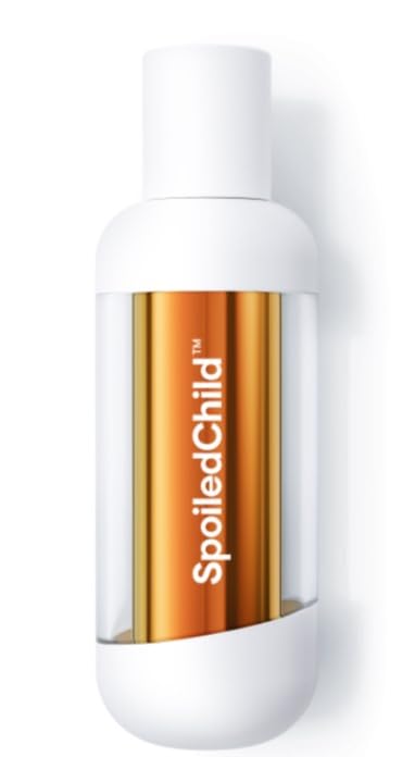 SPOILEDCHILD front bottle view showing label and fast-absorbing formula benefits