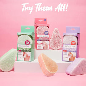 Spongeables pack label and ingredients highlighting clean formulation
