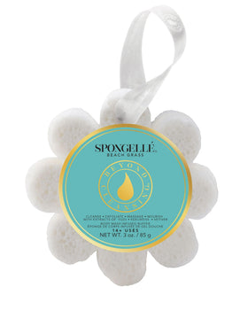 SPONGELLÉ front packaging showing Beach Grass Wild Flower and benefit of built-in wash