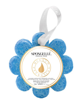 SPONGELLÉ freesia pear front packaging showing flower shape and scent benefit