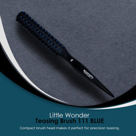 SPORNETTE boar and tourmaline nylon bristle close-up adds shine and reduces static
