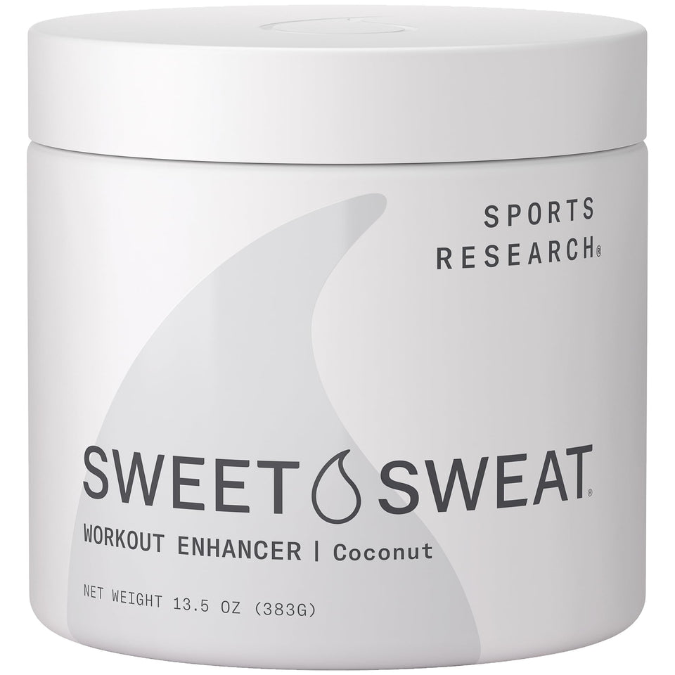 Sports Research jar front view showing product and clear benefit