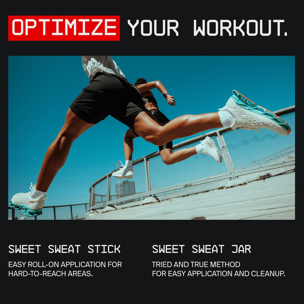 Sports Research gel in hands pre-workout showing simple, quick application