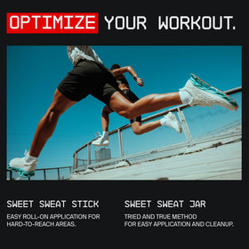 Sports Research gel in hands pre-workout showing simple, quick application