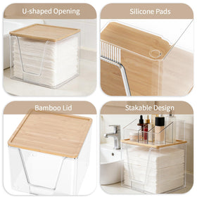 spospo U-shaped opening with hand pulling a towel, hygienic one-handed access benefit