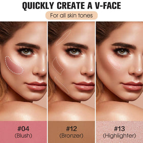 SPRINGSKY brushes detail showing bristles for precise contouring benefit