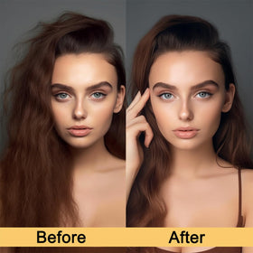SPRINGSUGAR applied to hair edges for frizz control and neat look
