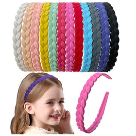 Springtime front packaging showing the colorful 12-piece headband set and variety benefit
