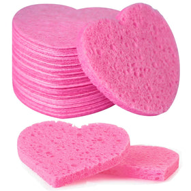 Spunspon front packaging showing 50-count heart sponges and clear labeling for convenience