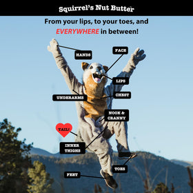 Squirrel's Nut Butter used post-run to soothe irritated skin and reduce sting