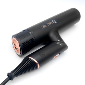 Skin Research Institute dryq front view showing sleek body and airflow benefits