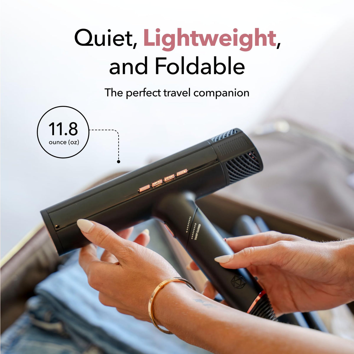 Skin Research Institute dryq nozzle closeup highlighting focused airflow benefit