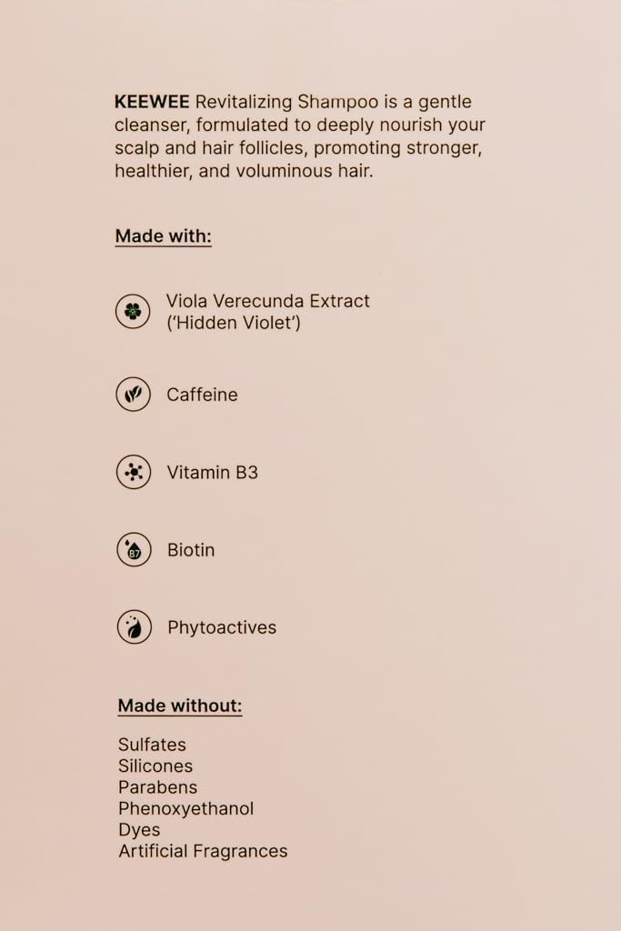 Skin Research Institute SRILabs KEEWEE label detail highlighting key actives list