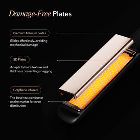 Skin Research Institute StyleQ red light panel close-up supporting hair shaft resilience