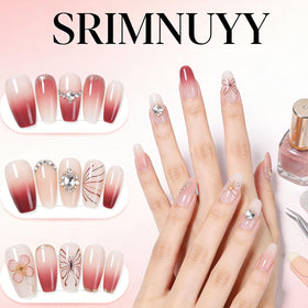 SRIMNUYY glossy finish reflecting light to emphasize shiny, salon-like appearance