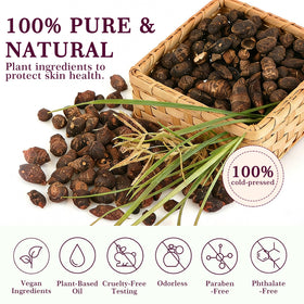 SRIOIO label close-up with ingredient list, transparency and ingredient clarity benefit