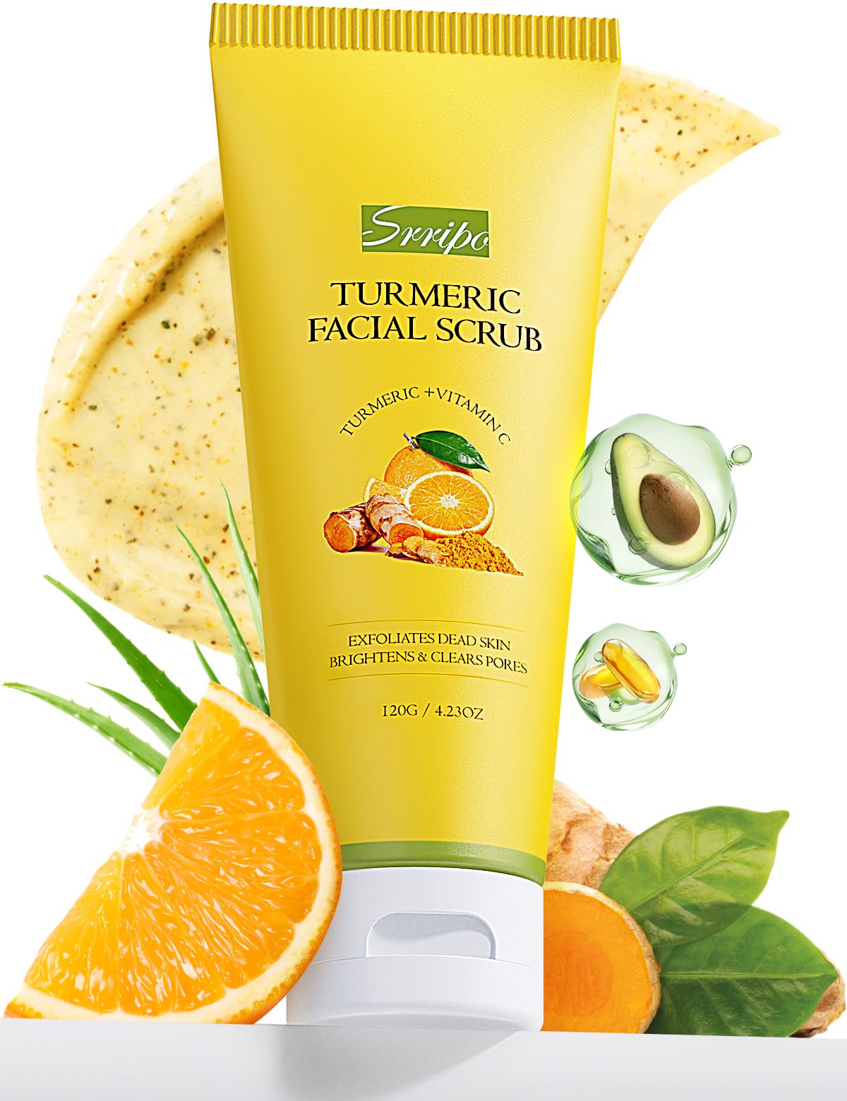 Srripo front packaging showing product and clear label benefits