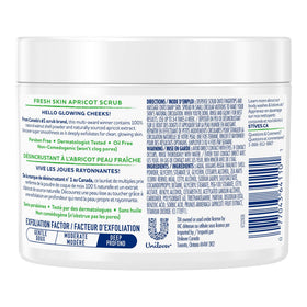St. Ives open cap with visible scrub ready to use, demonstrating easy dispensing