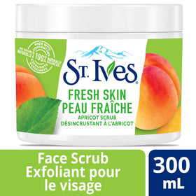 St. Ives close-up of scrub texture showing walnut particles for effective exfoliation