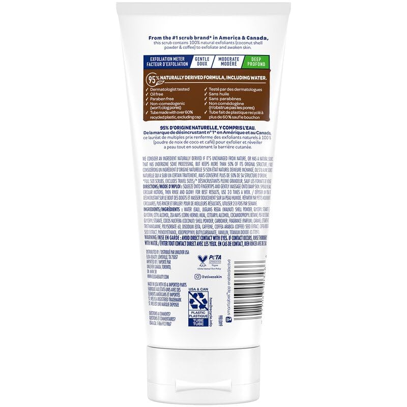 St. Ives scrub on bathroom shelf illustrating routine-ready skincare