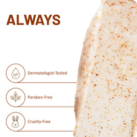 St. Ives before-and-after texture comparison illustrating clearer-looking skin
