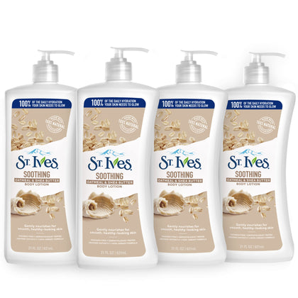 St. Ives front packaging 21 fl oz pump showing product and benefits