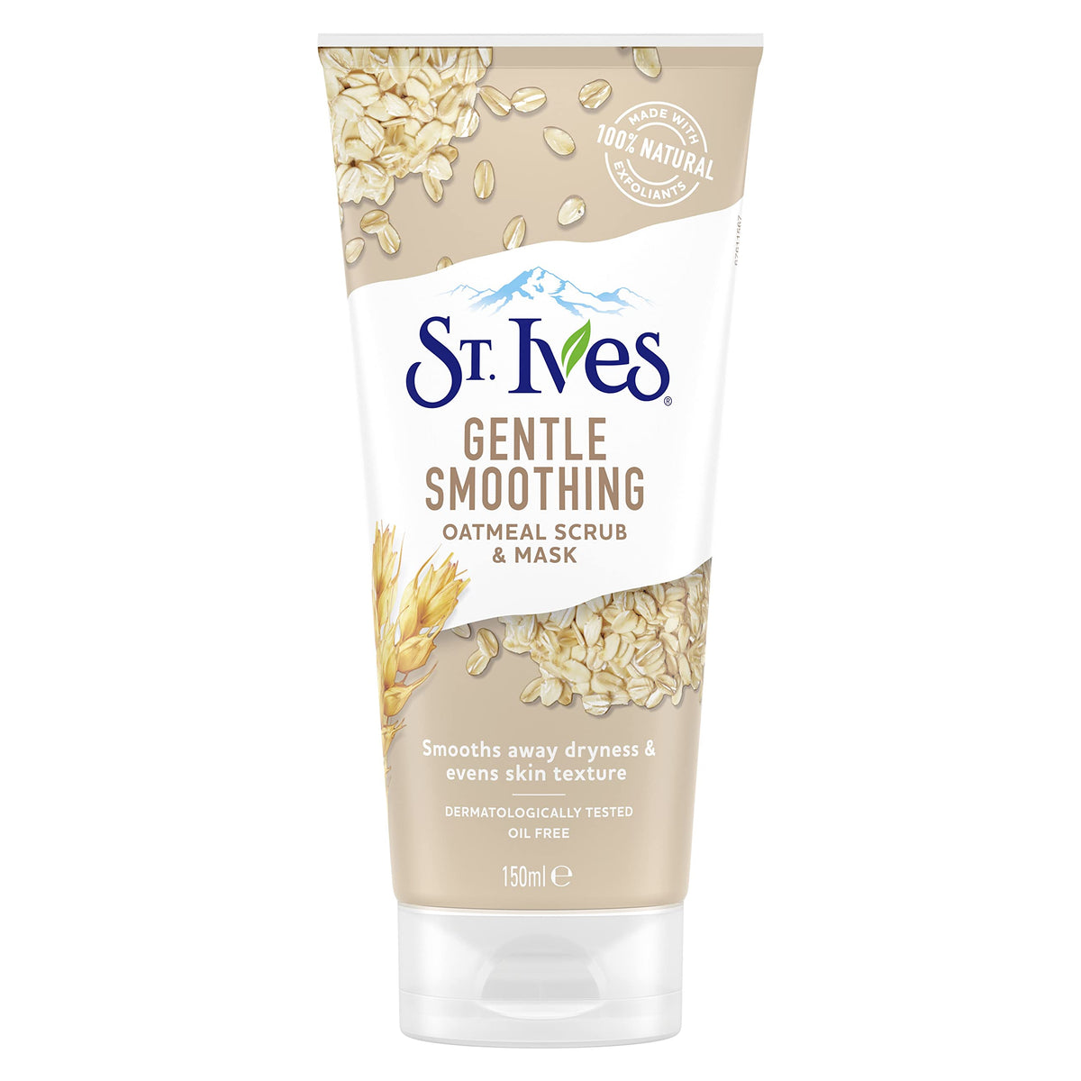 St. Ives front packaging showing product benefits and soothing design