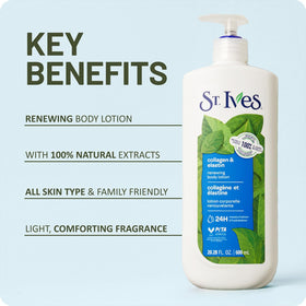 st. ives label ingredients view highlighting plant-derived moisturizers