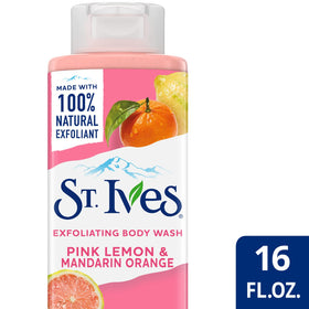 St. Ives creamy lather on hand demonstrating smooth cleanse and gentle polish