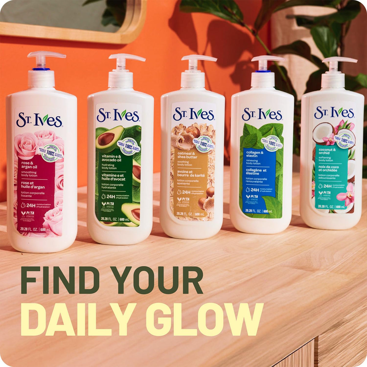 st. ives lifestyle shot of moisturized skin showcasing smoother appearance