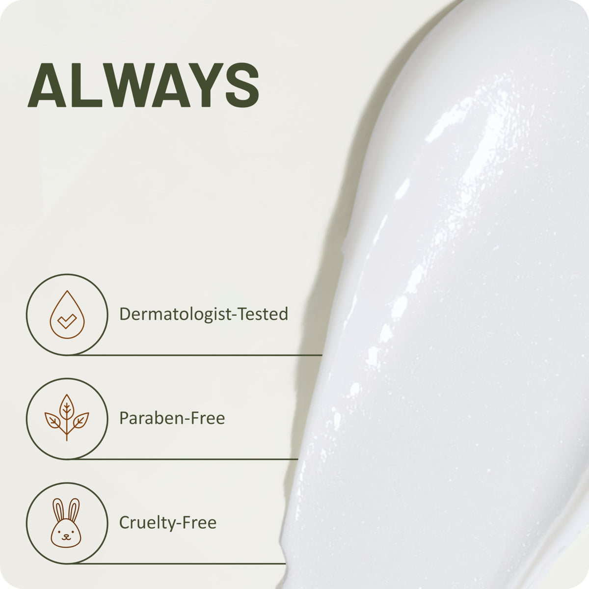 St. Ives open cap close-up showing creamy texture and moisturizing benefit