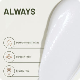 St. Ives open cap close-up showing creamy texture and moisturizing benefit