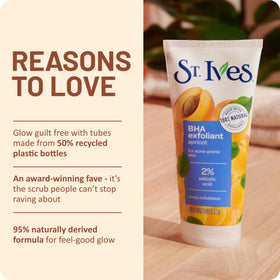 St. Ives 6 oz tube in hand showing scale and travel-friendly convenience