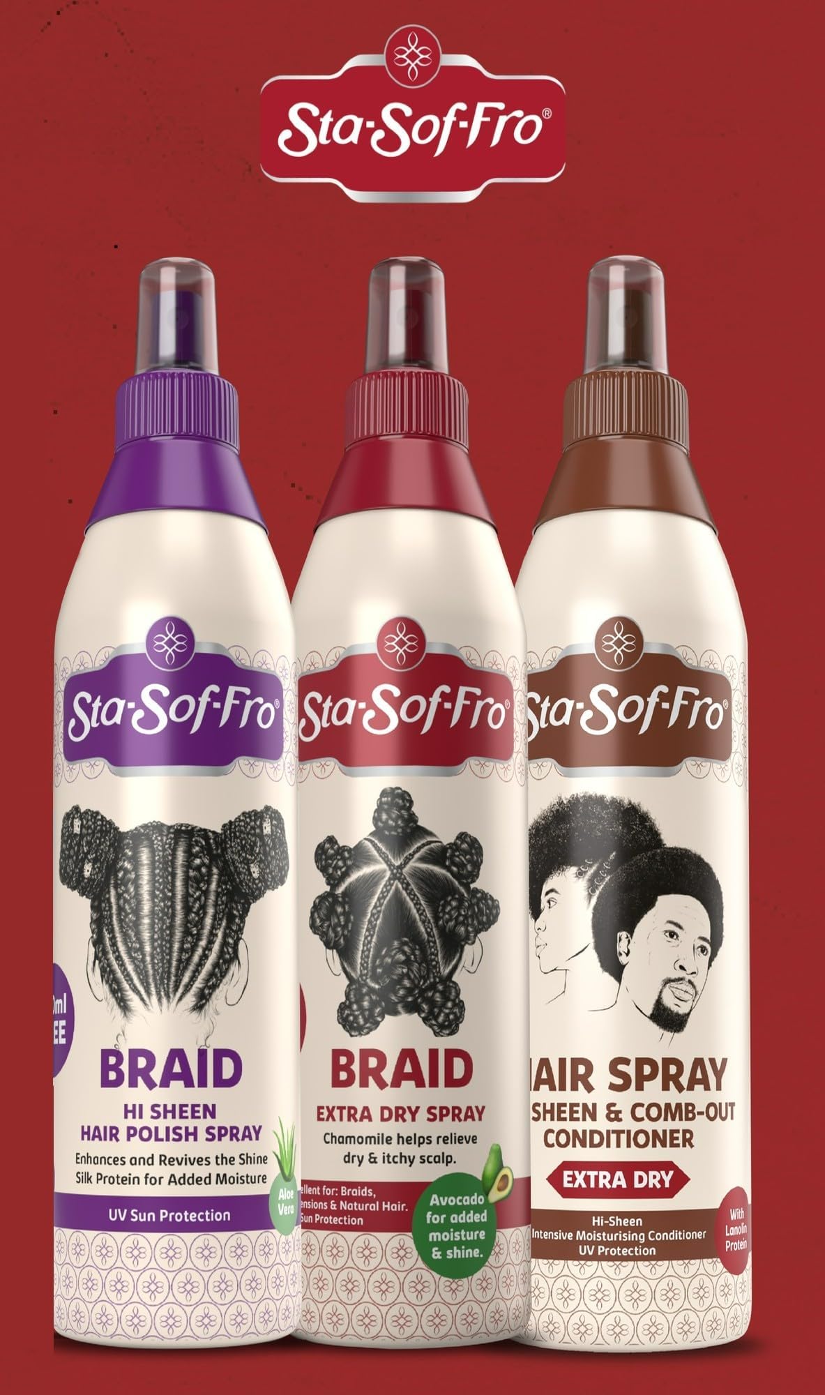 Sta-Sof-Fro in hand to show 8 fl oz scale and portability