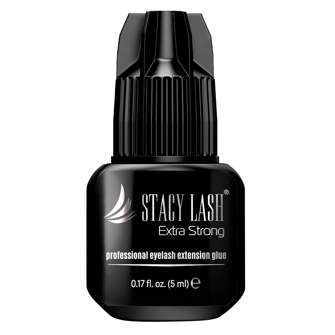 STACY LASH front packaging showing professional 5ml adhesive and long retention benefit