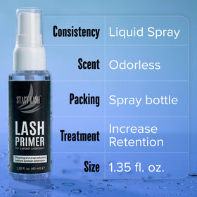 STACY LASH applied with microbrush demonstrating precise application and improved bonding