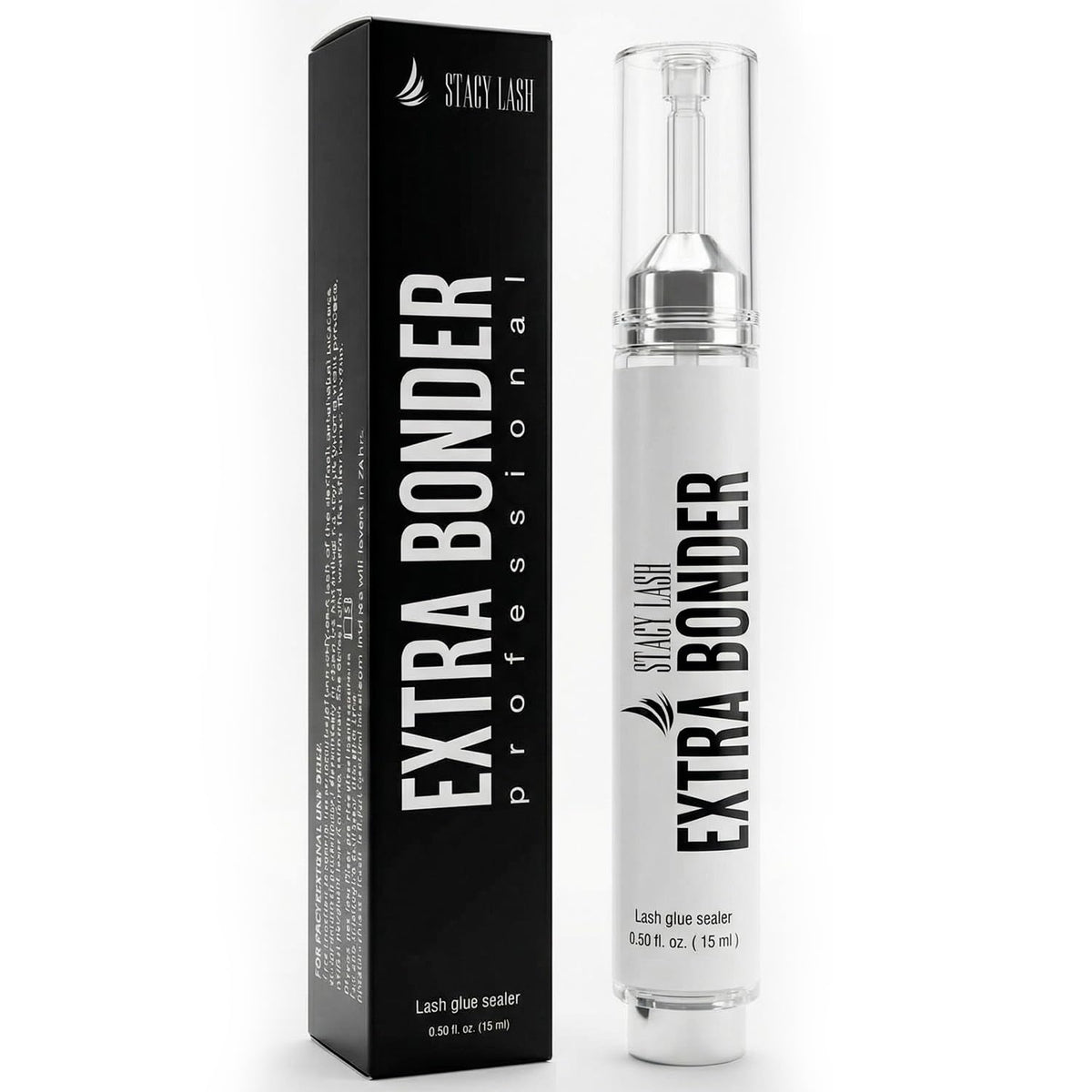 STACY LASH front packaging showing product and professional benefit