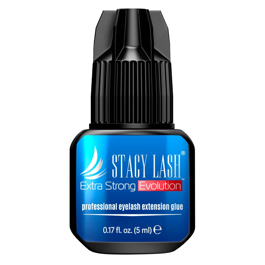 STACY LASH front packaging showing 5ml bottle and professional adhesive benefit